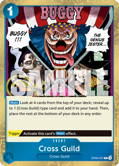 Cross Guild OP09-057_r2 One Piece Card The Best Vol. 2 One Piece Karte
