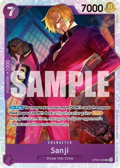 Sanji OP09-065_r1 One Piece Card The Best Vol. 2 One Piece Karte