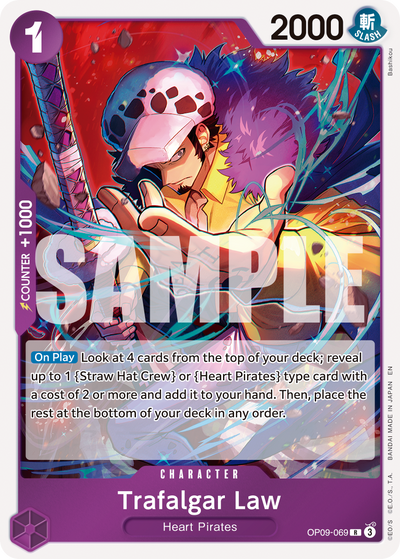 Trafalgar Law OP09-069_r1 One Piece Card The Best Vol. 2 One Piece Karte