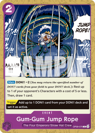 Gum-Gum Jump Rope OP09-079_r1 One Piece Card The Best Vol. 2 One Piece Karte