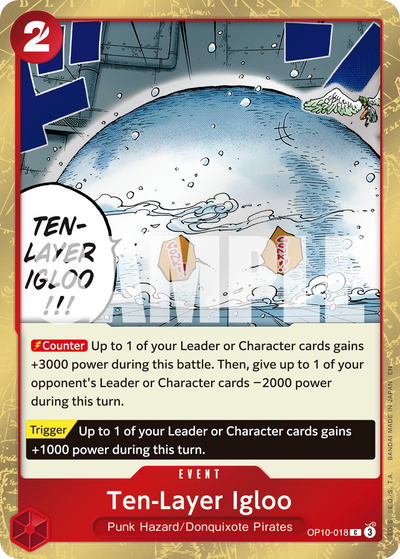 Ten-Layer Igloo OP10-018 (Parallel 2) One Piece Card The Best Vol. 2 One Piece Karte