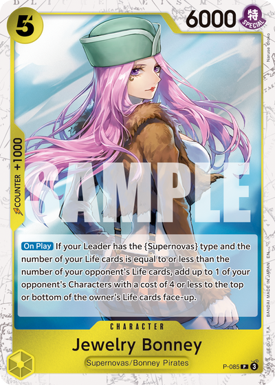 Jewelry Bonney P-085 (Parallel 3) One Piece Card The Best Vol. 2 One Piece Karte