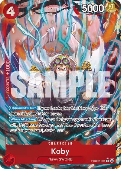 Koby PRB02-001 (Parallel 1) One Piece Card The Best Vol. 2 One Piece Karte
