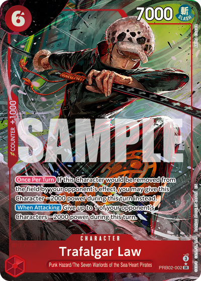 Trafalgar Law PRB02-002 (Parallel 1) One Piece Card The Best Vol. 2 One Piece Karte