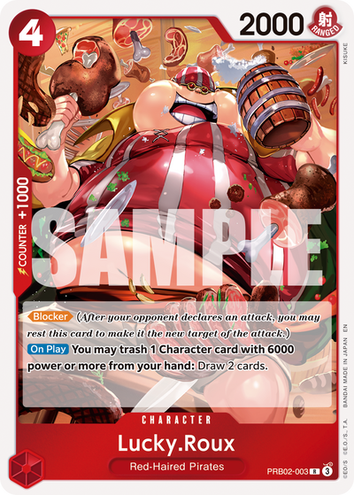 Lucky.Roux PRB02-003 One Piece Card The Best Vol. 2 One Piece Karte