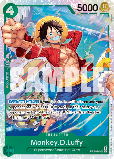 Monkey.D.Luffy PRB02-005 One Piece Card The Best Vol. 2 One Piece Karte