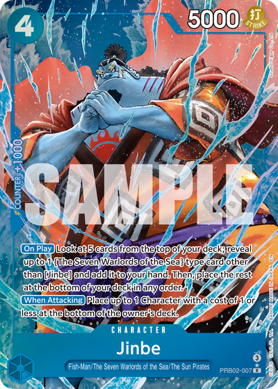 Jinbe PRB02-007 (Parallel 1) One Piece Card The Best Vol. 2 One Piece Karte