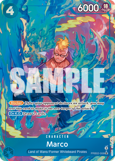 Marco PRB02-008 (Parallel 1) One Piece Card The Best Vol. 2 One Piece Karte