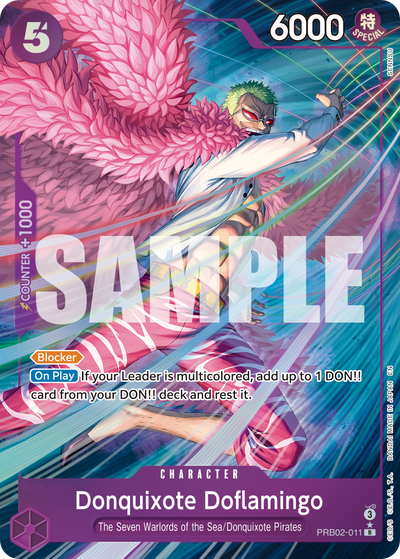 Donquixote Doflamingo PRB02-011 (Parallel 1) One Piece Card The Best Vol. 2 One Piece Karte