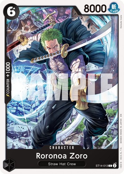 Roronoa Zoro ST14-013_r1 One Piece Card The Best Vol. 2 One Piece Karte