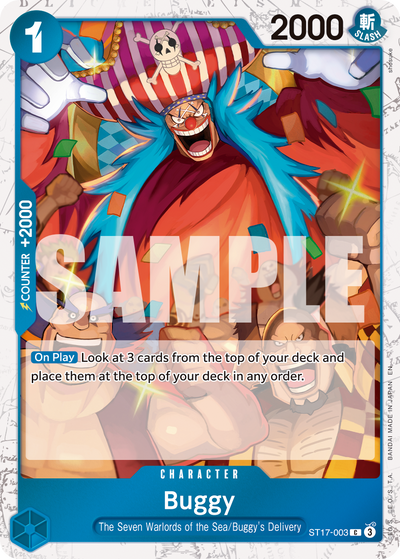 Buggy ST17-003 (Parallel 3) One Piece Card The Best Vol. 2 One Piece Karte