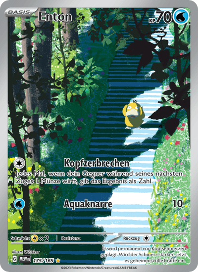 Enton 175/165 151 Pokémon Karte