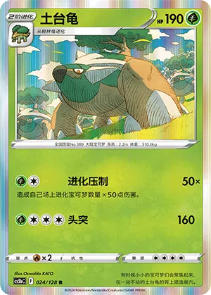 Chelterrar 024/128 Brave Stars CS5b Pokémon Karte