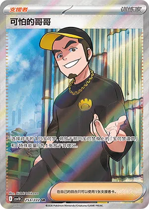 Halbstarker 253/222 Chasing Glory Together Pokémon Karte