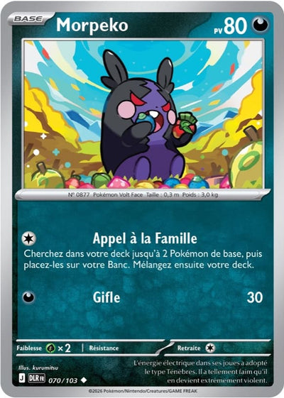 Morpeko 070/103 Delta-Herrschaft Pokémon Karte
