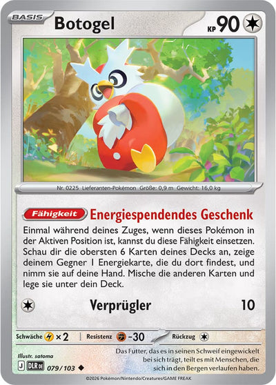 Botogel 079/103 Delta-Herrschaft Pokémon Karte