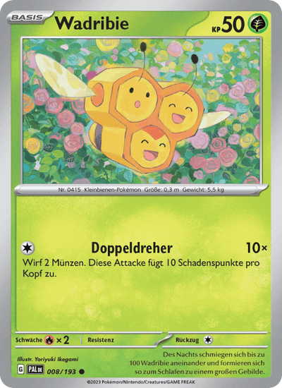 Wadribie 008/193 Entwicklungen in Paldea Pokémon Karte