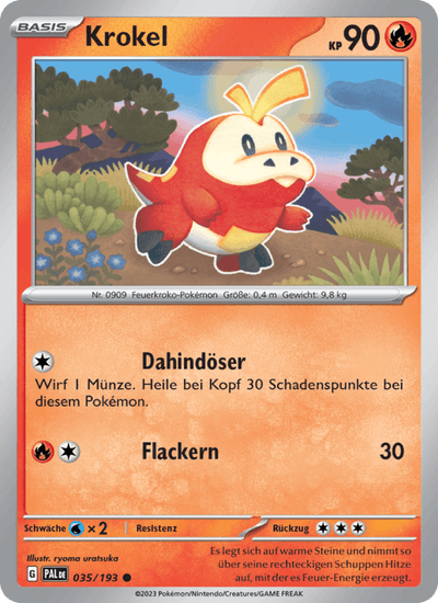 Krokel 035/193 Entwicklungen in Paldea Pokémon Karte