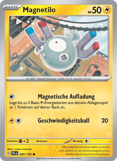 Magnetilo 065/193 Entwicklungen in Paldea Pokémon Karte