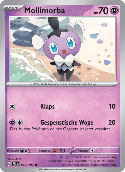 Mollimorba 090/193 Entwicklungen in Paldea Pokémon Karte