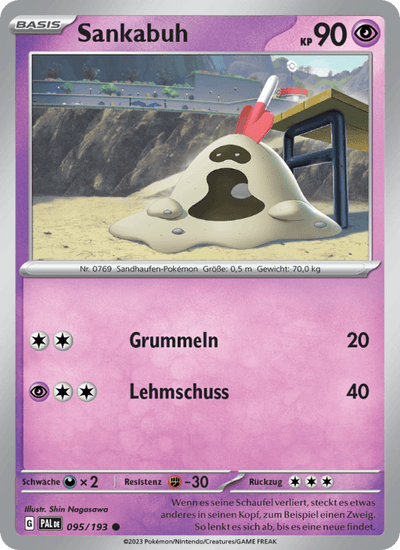 Sankabuh 095/193 Entwicklungen in Paldea Pokémon Karte