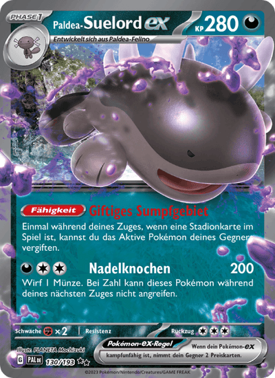 Paldea-Suelord-ex 130/193 Entwicklungen in Paldea Pokémon Karte