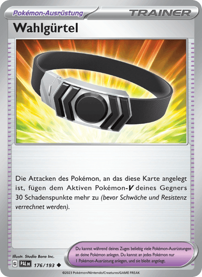 Wahlgürtel 176/193 Entwicklungen in Paldea Pokémon Karte