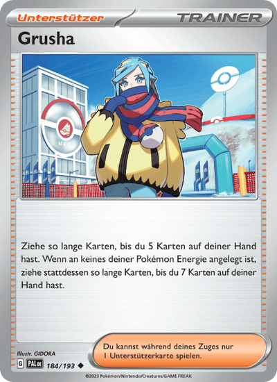 Grusha 184/193 Entwicklungen in Paldea Pokémon Karte