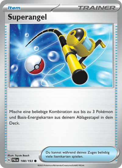 Superangel 188/193 Entwicklungen in Paldea Pokémon Karte