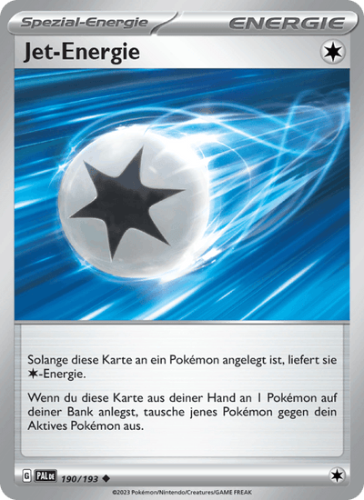 Jet-Energie 190/193 Entwicklungen in Paldea Pokémon Karte