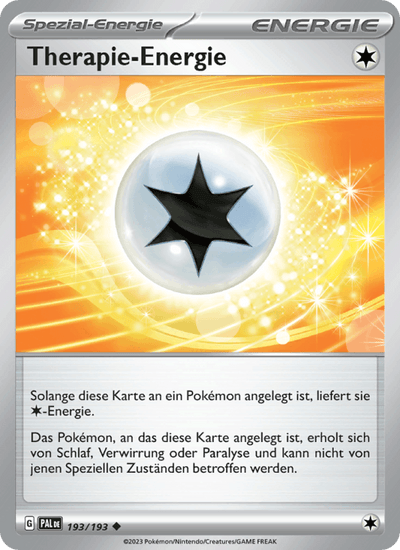 Therapie-Energie 193/193 Entwicklungen in Paldea Pokémon Karte