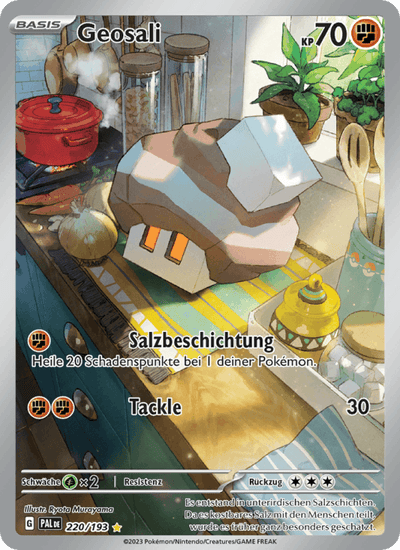 Geosali 220/193 Entwicklungen in Paldea Pokémon Karte