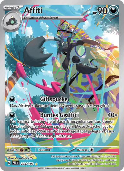 Affiti 223/193 Entwicklungen in Paldea Pokémon Karte