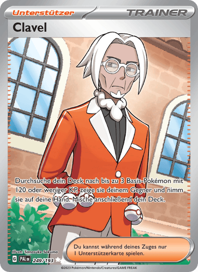 Clavel 249/193 Entwicklungen in Paldea Pokémon Karte