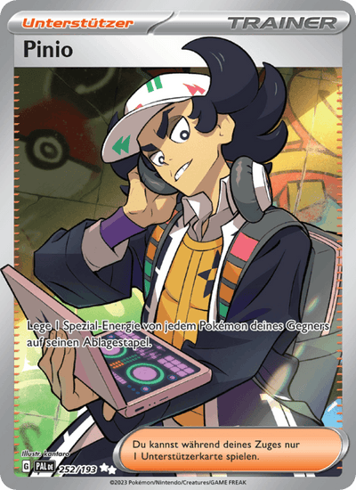 Pinio 252/193 Entwicklungen in Paldea Pokémon Karte
