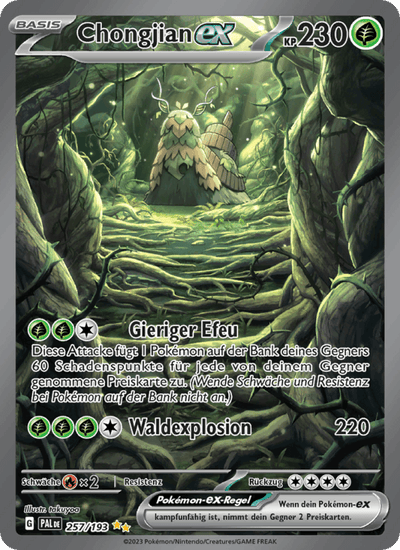 Chongjian-ex 257/193 Entwicklungen in Paldea Pokémon Karte