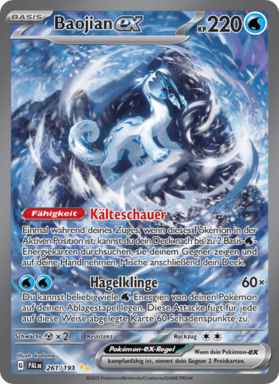 Baojian-ex 261/193 Entwicklungen in Paldea Pokémon Karte