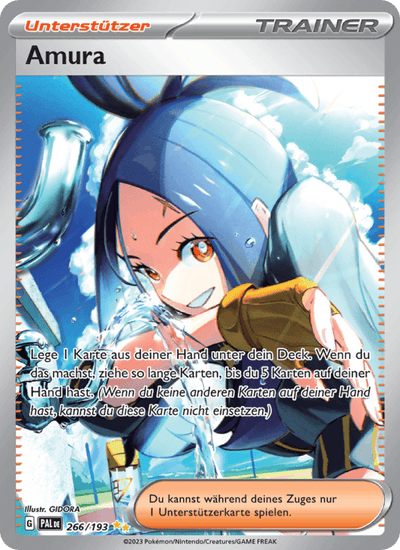 Amura 266/193 Entwicklungen in Paldea Pokémon Karte