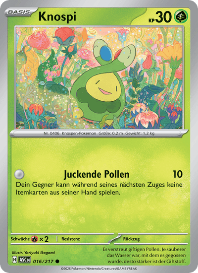 Knospi 016/217 Erhabene Helden Pokémon Karte