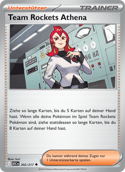 Team Rockets Athena 202/217 Erhabene Helden Pokémon Karte