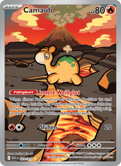 Camaub 223/217 Erhabene Helden Pokémon Karte