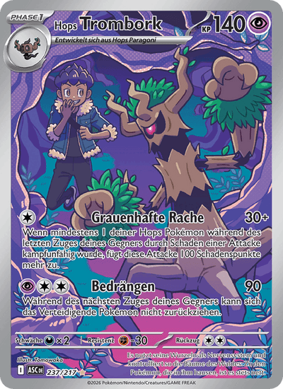 Hops Trombork 237/217 Erhabene Helden Pokémon Karte