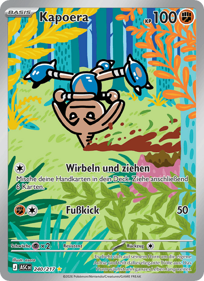Kapoera 240/217 Erhabene Helden Pokémon Karte