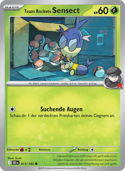 Team Rockets Sensect 015/182 Ewige Rivalen Pokémon Karte
