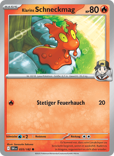 Klarins Schneckmag 035/182 Ewige Rivalen Pokémon Karte