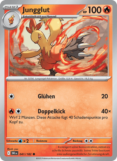 Jungglut 041/182 Ewige Rivalen Pokémon Karte