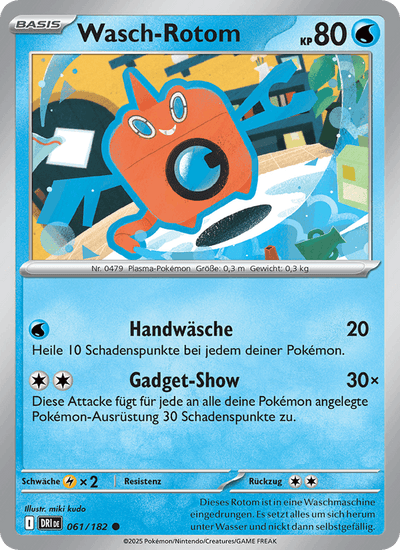 Wasch-Rotom 061/182 Ewige Rivalen Pokémon Karte