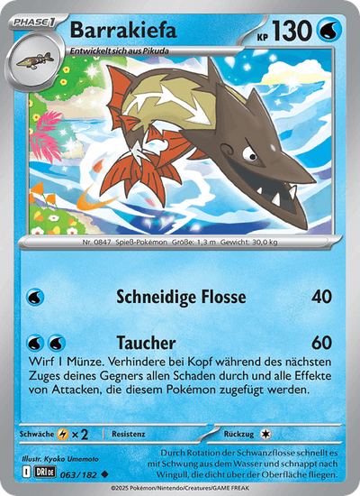 Barrakiefa 063/182 Ewige Rivalen Pokémon Karte
