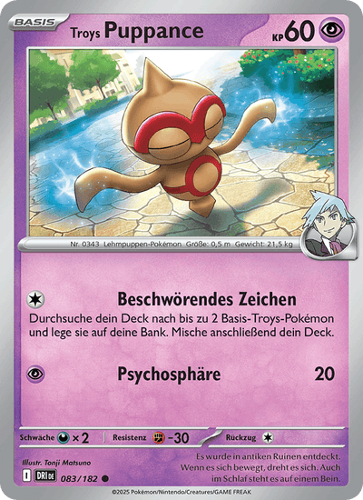 Troys Puppance 083/182 Ewige Rivalen Pokémon Karte