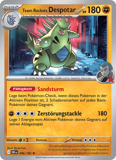 Team Rockets Despotar 096/182 Ewige Rivalen Pokémon Karte